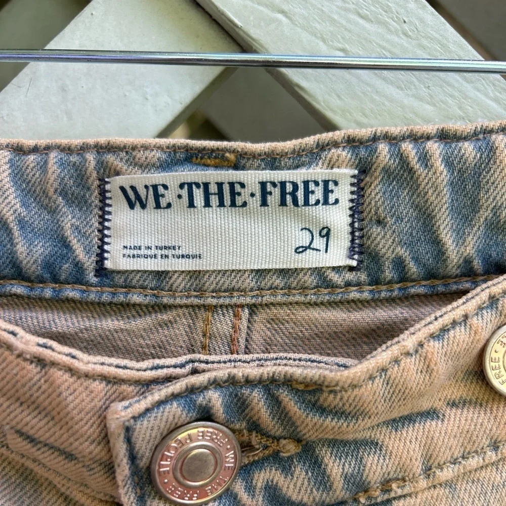 Free people denim shorts